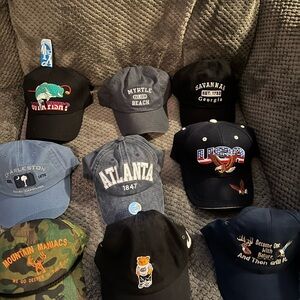 Lot of 9 hat cap